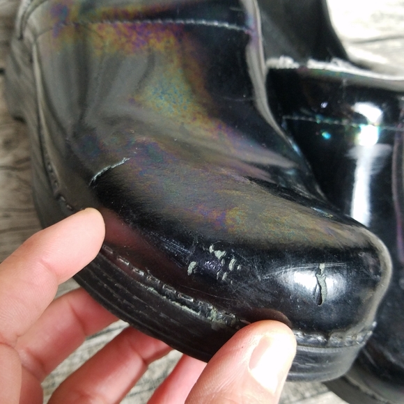 Dansko Black mules Size 39 (8.5-9) fair condition please see pictures - Picture 1 of 5